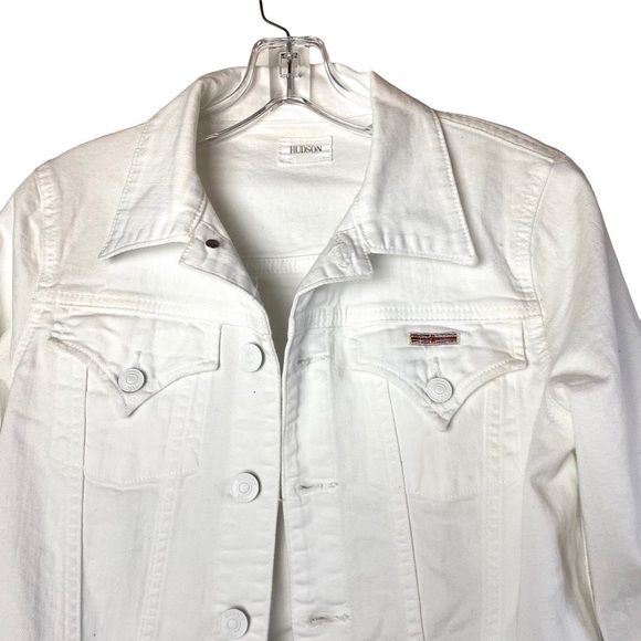 Hudson Signature White Jean Jacket - Picture 4 of 7